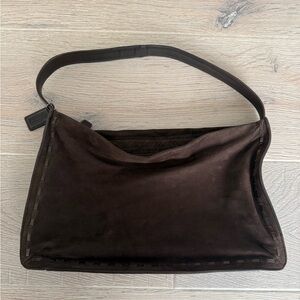 Vintage COACH 9476 Suede Hobo Bag